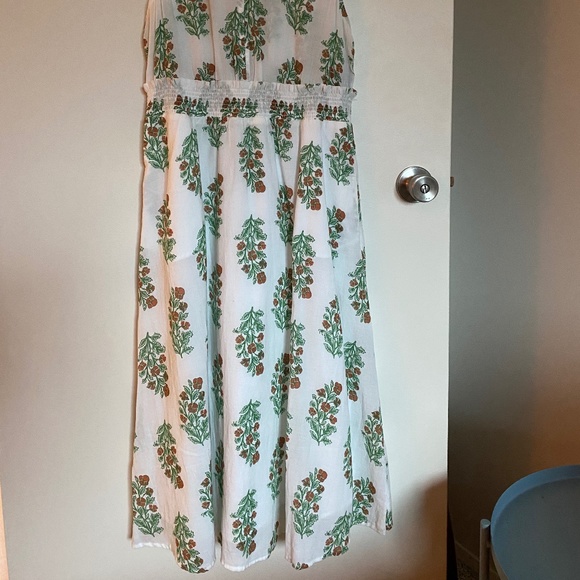 Lucky Brand White Linen Dress NWOT - Picture 3 of 8